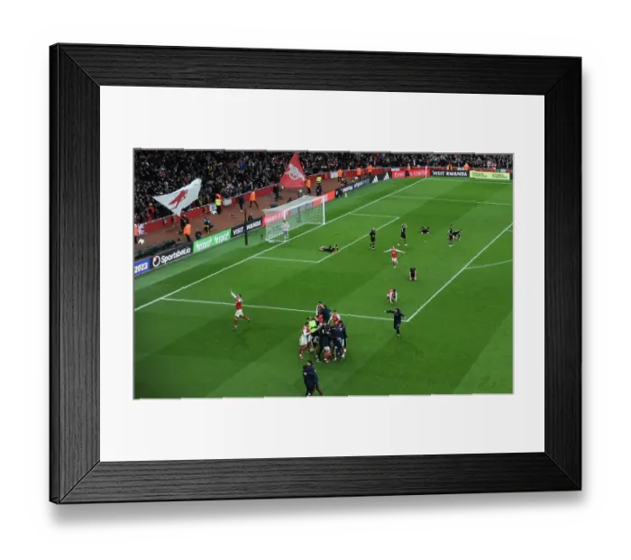 Framed Print : Arsenal's Triumph: Reiss Nelson Scores the Game-Changing Third Goal (2022-23) Framed Print : Arsenal's Triumph: Reiss Nelson Scores the Game-Changing Third Goal (2022-23)