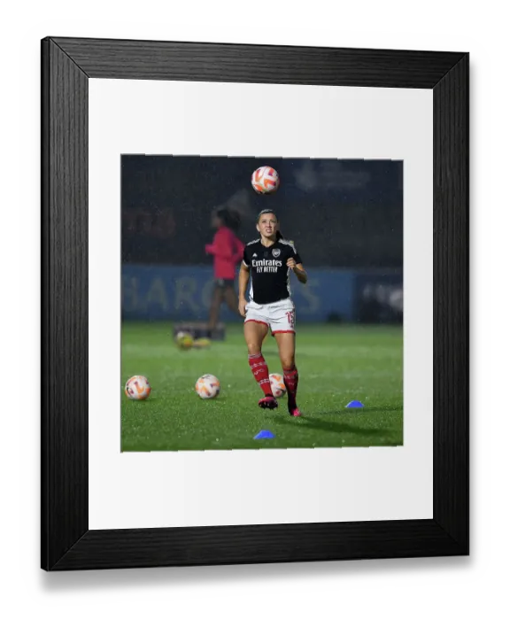 Framed Print : Arsenal's Katie McCabe Readies for FA WSL Clash Against Liverpool Framed Print : Arsenal's Katie McCabe Readies for FA WSL Clash Against Liverpool