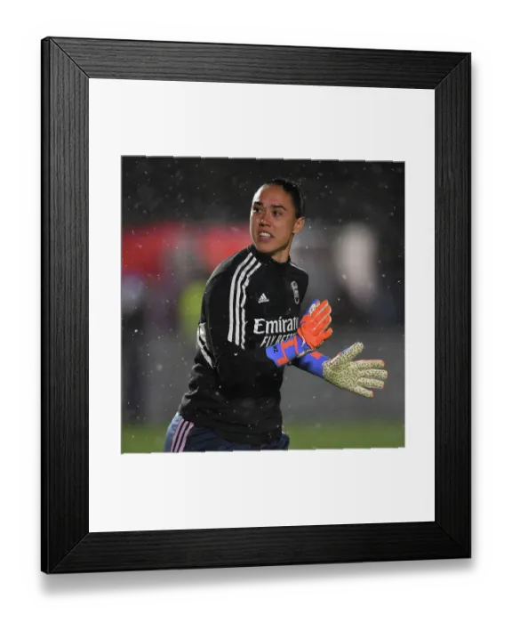 Framed Print : Manuela Zinsberger Prepares for Arsenal FC vs Liverpool FC: Barclays Women's Super League Clash Framed Print : Manuela Zinsberger Prepares for Arsenal FC vs Liverpool FC: Barclays Women's Super League Clash