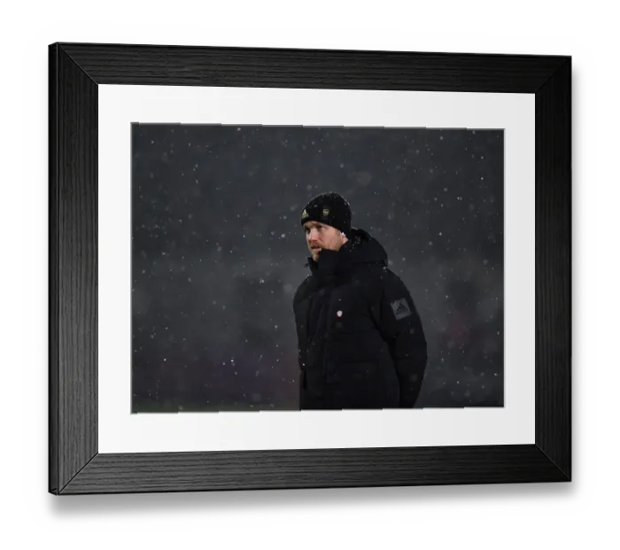 Framed Print : Jonas Eidevall Leads Arsenal Women Against Liverpool Women in FA Super League 2022-23