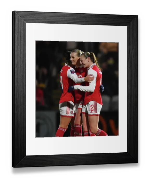 Framed Print : Stina Blackstenius Scores First Goal: Arsenal Women Triumph Over Liverpool Women in FA Women's Super League Framed Print : Stina Blackstenius Scores First Goal: Arsenal Women Triumph Over Liverpool Women in FA Women's Super League