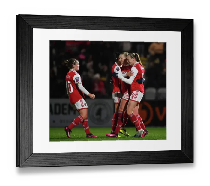 Framed Print : Stina Blackstenius Scores First Goal: Arsenal Women Triumph Over Liverpool Women in FA Women's Super League Framed Print : Stina Blackstenius Scores First Goal: Arsenal Women Triumph Over Liverpool Women in FA Women's Super League