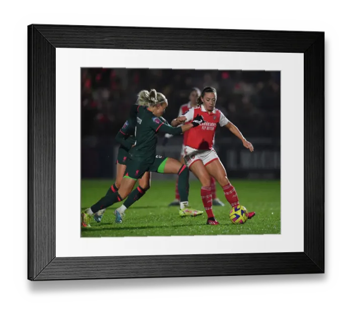Framed Print : Arsenal's Katie McCabe in Action: FA Super League Clash Against Liverpool Women Framed Print : Arsenal's Katie McCabe in Action: FA Super League Clash Against Liverpool Women