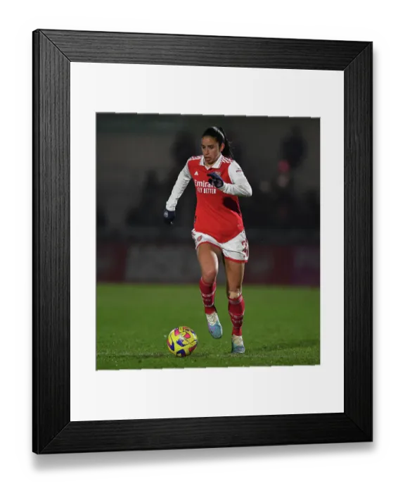 Framed Print : Arsenal's Rafaelle Souza Shines in FA Women's Super League: Arsenal Women vs Liverpool Women (2022-23)