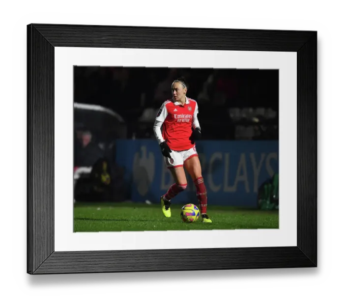 Framed Print : Arsenal Women vs. Liverpool Women: FA Women's Super League Clash - Caitlin Foord in Action (2022-23)