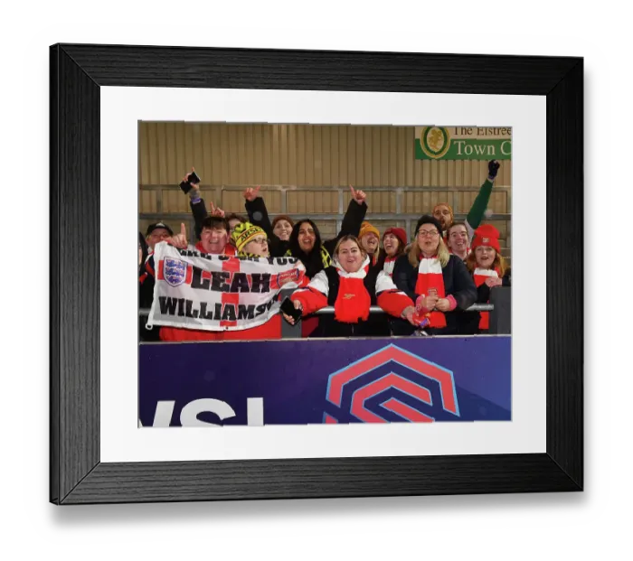Framed Print : Arsenal vs. Liverpool: Electric Atmosphere at Arsenal Women's FA Super League Match Framed Print : Arsenal vs. Liverpool: Electric Atmosphere at Arsenal Women's FA Super League Match