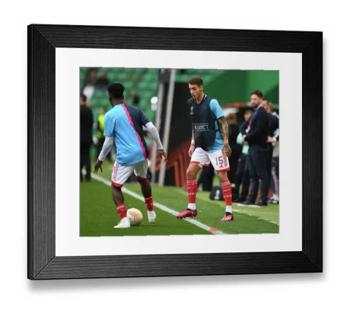 Framed Print : Arsenal vs. Sporting CP: Europa League Battle in Lisbon, 2023 Framed Print : Arsenal vs. Sporting CP: Europa League Battle in Lisbon, 2023