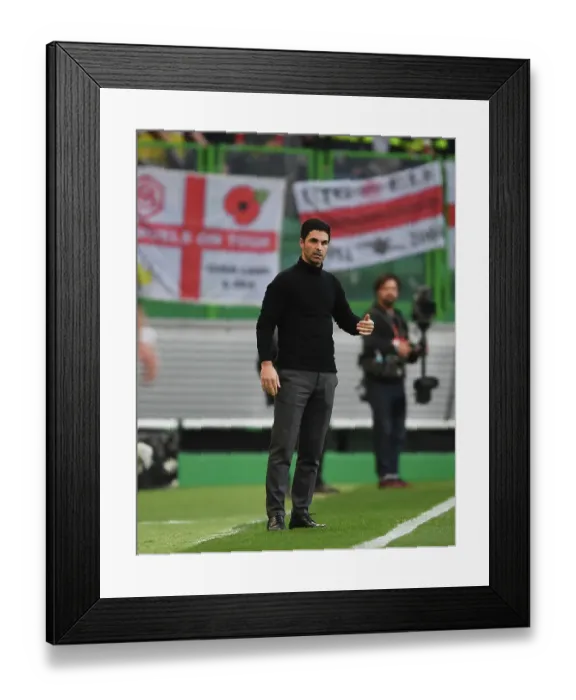 Framed Print : Mikel Arteta and Arsenal Face Sporting CP in Europa League Showdown, Lisbon 2023 Framed Print : Mikel Arteta and Arsenal Face Sporting CP in Europa League Showdown, Lisbon 2023