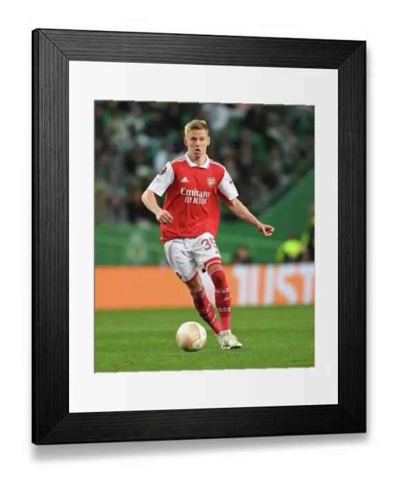 Framed Print : Arsenal's Oleksandr Zinchenko in Action against Sporting CP in Europa League Round of 16, Lisbon 2023 Framed Print : Arsenal's Oleksandr Zinchenko in Action against Sporting CP in Europa League Round of 16, Lisbon 2023