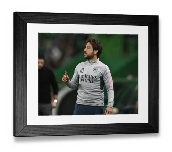 Framed Print : Arsenal Coach Nico Jover Leads Team in UEFA Europa League Clash against Sporting CP Framed Print : Arsenal Coach Nico Jover Leads Team in UEFA Europa League Clash against Sporting CP