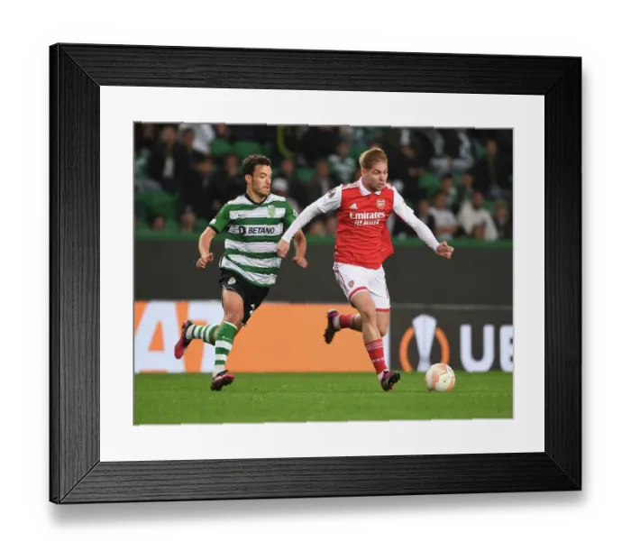 Framed Print : Emile Smith Rowe's Europa League Heroics: Arsenal's Battle against Sporting CP in Lisbon (March 2023) Framed Print : Emile Smith Rowe's Europa League Heroics: Arsenal's Battle against Sporting CP in Lisbon (March 2023)