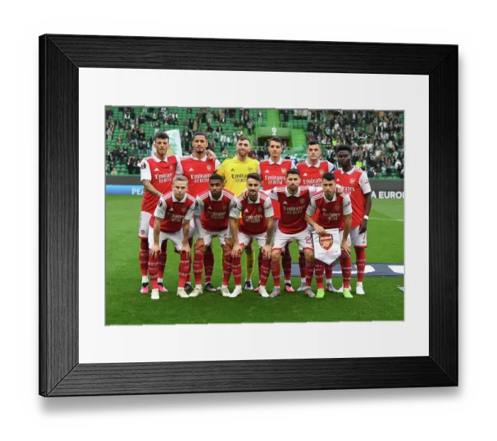 Framed Print : Arsenal vs. Sporting CP: UEFA Europa League Showdown - Round of 16, Lisbon 2023