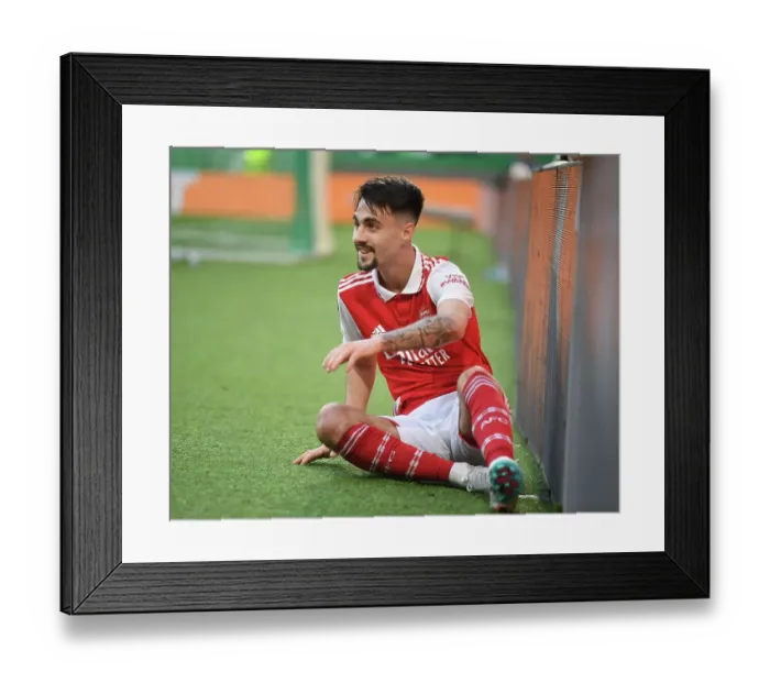 Framed Print : Fabio Vieira's Europa League Debut: Arsenal's Battle against Sporting CP Framed Print : Fabio Vieira's Europa League Debut: Arsenal's Battle against Sporting CP