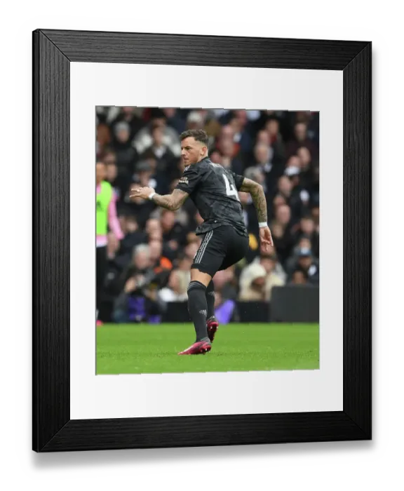 Framed Print : Arsenal's Ben White in Action: Fulham vs. Arsenal (2022-23 Premier League) Framed Print : Arsenal's Ben White in Action: Fulham vs. Arsenal (2022-23 Premier League)