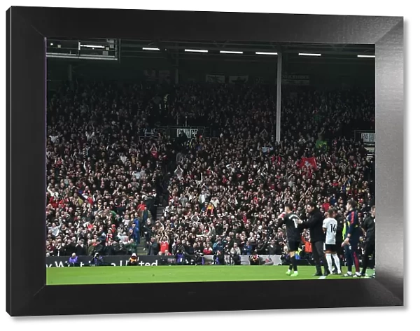 Arsenal Fans Unwavering Passion at Fulham vs Arsenal Premier League Match, London 2023