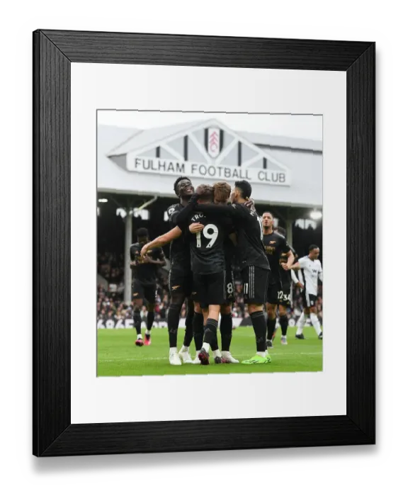 Framed Print : Arsenal's Triumph: Martin Odegaard Nets Hat-trick in Epic Win Against Fulham Framed Print : Arsenal's Triumph: Martin Odegaard Nets Hat-trick in Epic Win Against Fulham