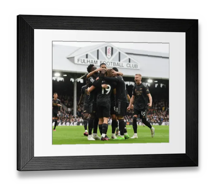 Framed Print : Martin Odegaard's Hat-trick: Arsenal's Dramatic Comeback Against Fulham Framed Print : Martin Odegaard's Hat-trick: Arsenal's Dramatic Comeback Against Fulham