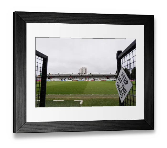 Framed Print : Pre-Match Atmosphere at Meadow Park: Arsenal Women vs Reading (FA Women's Super League, 2022-23)