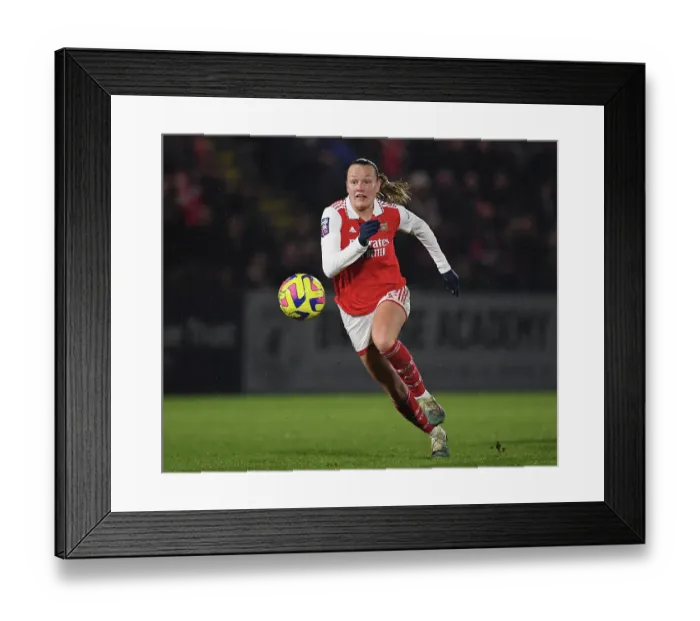 Framed Print : Arsenal Women vs. Reading: Frida Maanum in Action during the FA Women's Super League Match