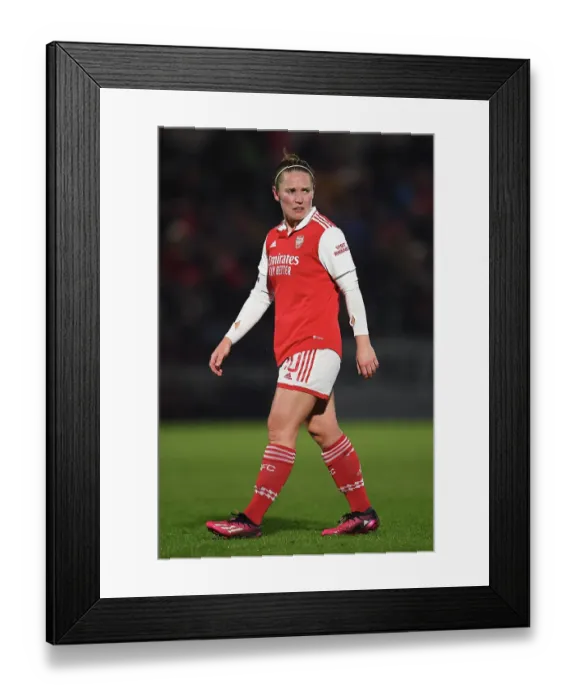 Framed Print : Arsenal's Kim Little Shines in Action: Arsenal Women vs Reading (FA WSL 2022-23)