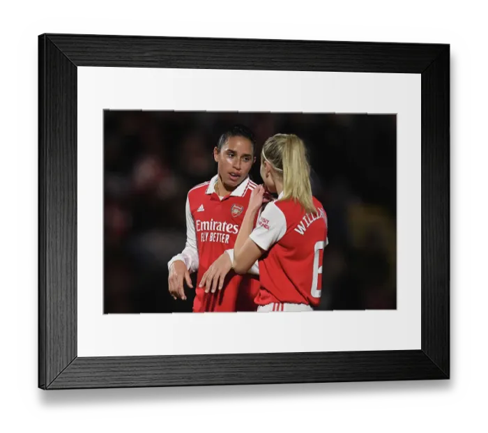 Framed Print : Arsenal's Rafaelle Souza in Action during FA Women's Super League Match against Reading Framed Print : Arsenal's Rafaelle Souza in Action during FA Women's Super League Match against Reading
