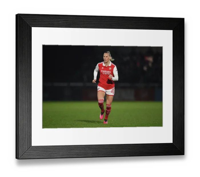 Framed Print : Arsenal's Stina Blackstenius Stars in FA Women's Super League: Arsenal vs. Reading