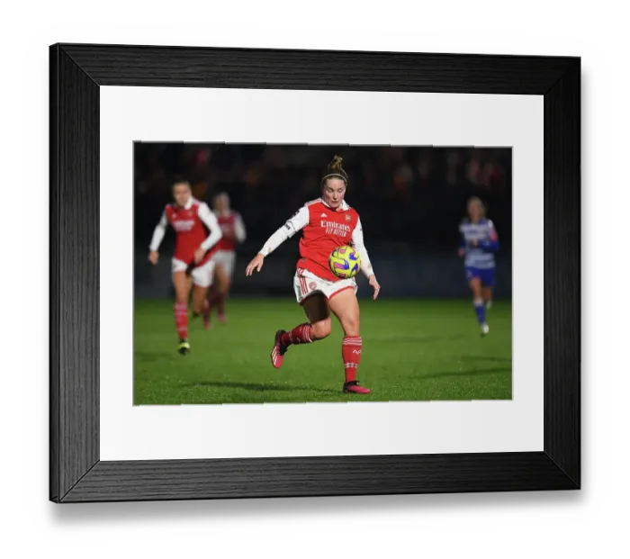 Framed Print : Arsenal's Kim Little Shines in FA Women's Super League: Arsenal Women vs. Reading (2022-23)