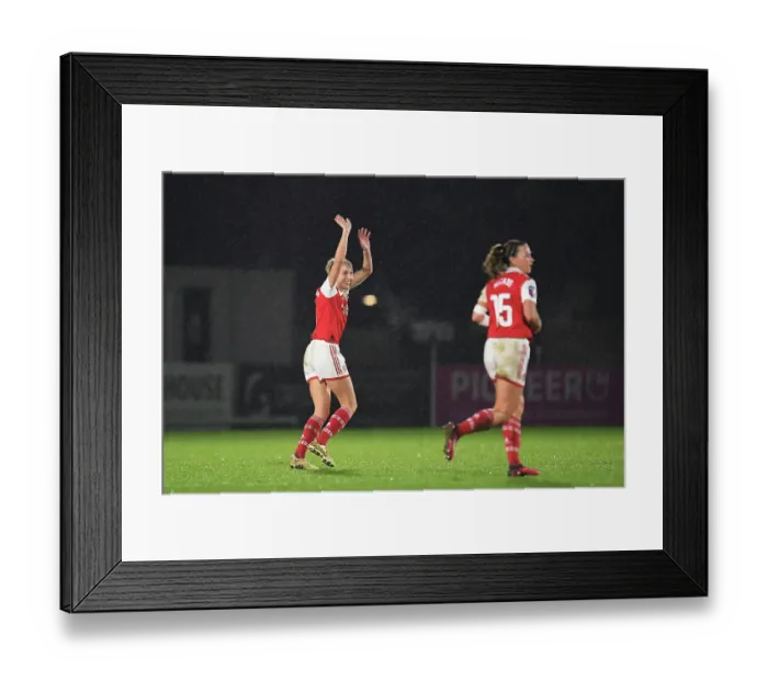 Framed Print : Arsenal Women's Super League: Leah Williamson Scores Fourth Goal Against Reading Framed Print : Arsenal Women's Super League: Leah Williamson Scores Fourth Goal Against Reading