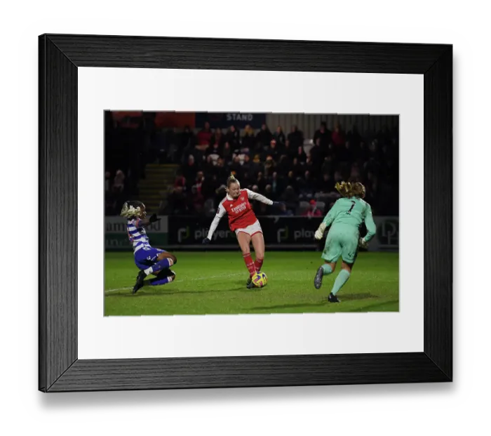Framed Print : Arsenal Women's Super League: Frida Maanum Scores Second Goal Against Reading Framed Print : Arsenal Women's Super League: Frida Maanum Scores Second Goal Against Reading