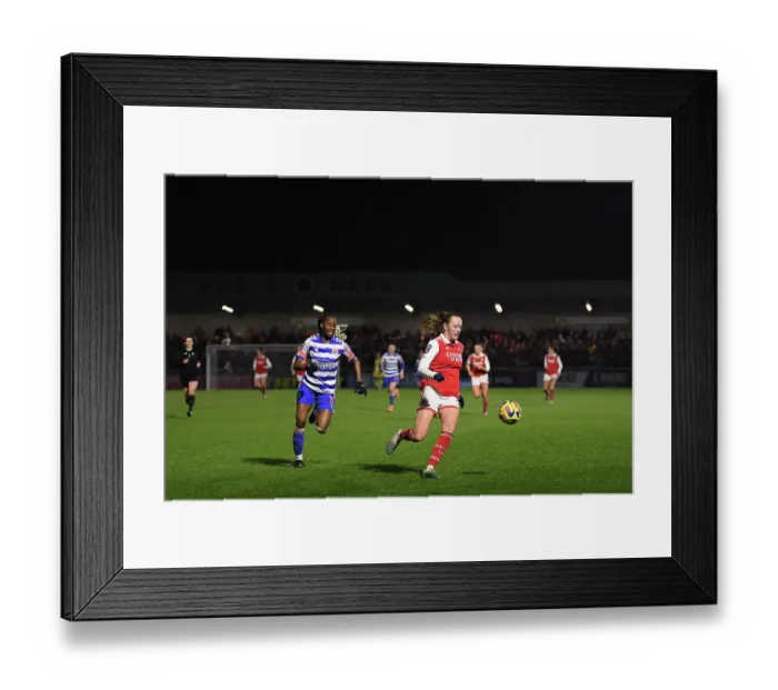 Framed Print : Frida Maanum's Radiant Performance: Arsenal Women Dominate Reading in FA Women's Super League