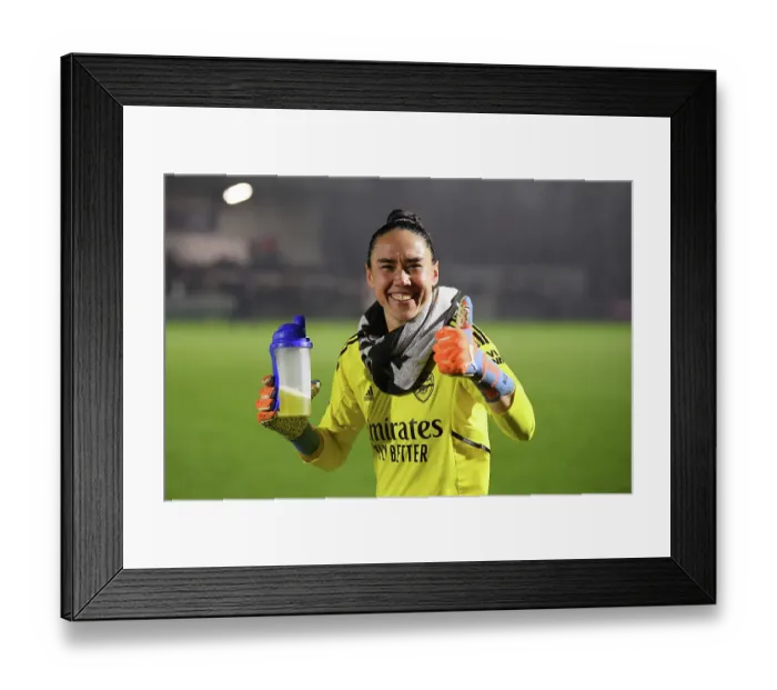 Framed Print : Arsenal Women vs Reading: Manuela Zinsberger's Post-Match Moment (FA Women's Super League, 2022-23) Framed Print : Arsenal Women vs Reading: Manuela Zinsberger's Post-Match Moment (FA Women's Super League, 2022-23)