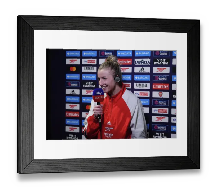 Framed Print : Leah Williamson's Emotional Moment After Arsenal Women's Victory Against Reading Framed Print : Leah Williamson's Emotional Moment After Arsenal Women's Victory Against Reading