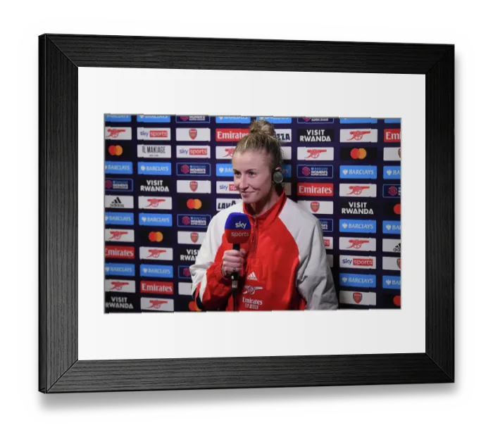 Framed Print : Leah Williamson's Emotional Moment: Arsenal Women Celebrate FA WSL Victory Framed Print : Leah Williamson's Emotional Moment: Arsenal Women Celebrate FA WSL Victory
