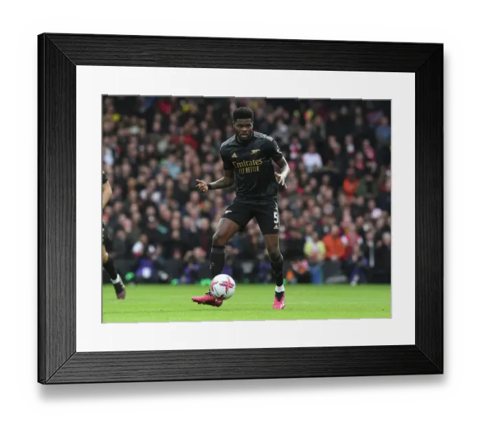 Framed Print : Thomas Partey in Action: Fulham vs. Arsenal, Premier League 2022-23 Framed Print : Thomas Partey in Action: Fulham vs. Arsenal, Premier League 2022-23