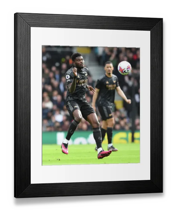 Framed Print : Thomas Partey's Midfield Masterclass: Arsenal's Win Against Fulham, Premier League 2022-23