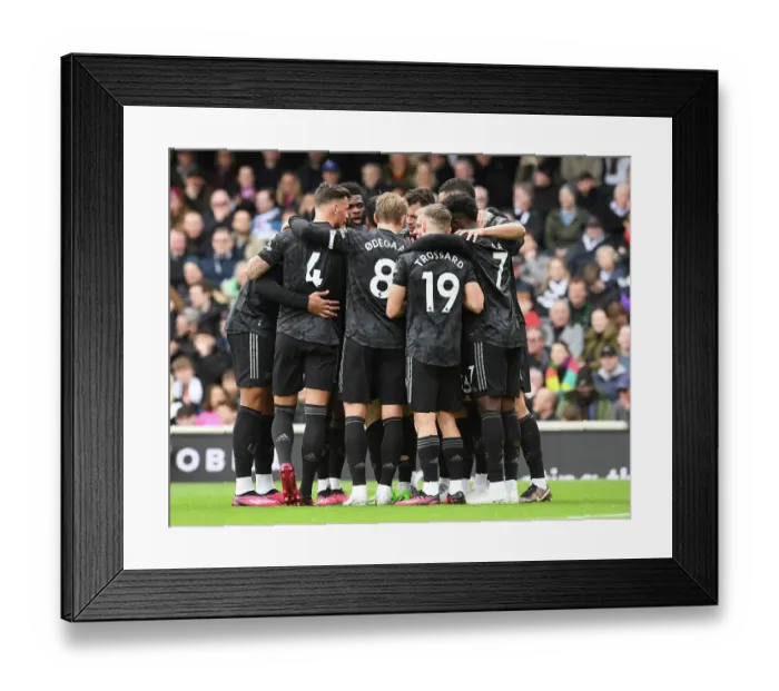 Framed Print : Arsenal's Disallowed Goal: A Frustrating Moment in the Fulham vs. Arsenal Premier League Match (2022-23) Framed Print : Arsenal's Disallowed Goal: A Frustrating Moment in the Fulham vs. Arsenal Premier League Match (2022-23)
