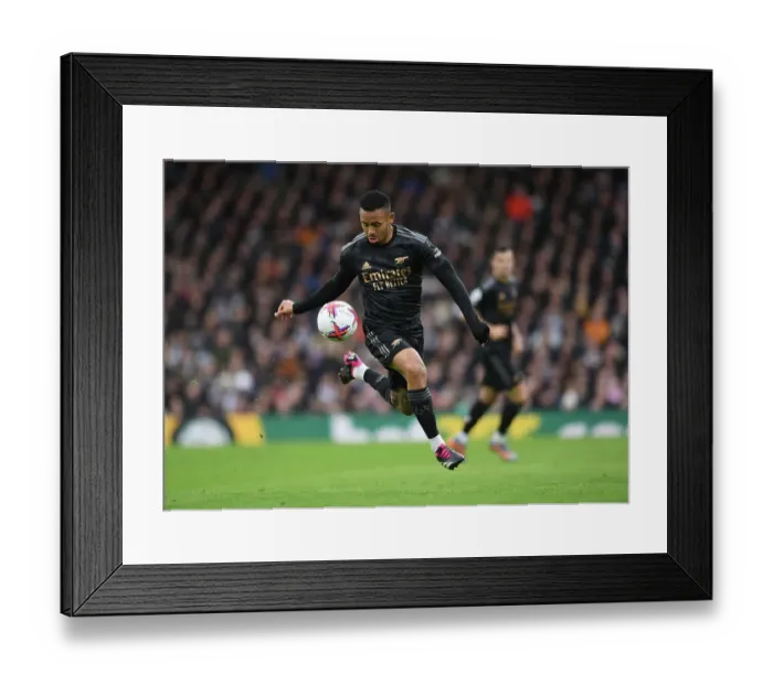Framed Print : Gabriel Jesus in Action: Fulham vs. Arsenal, Premier League 2022-23 Framed Print : Gabriel Jesus in Action: Fulham vs. Arsenal, Premier League 2022-23