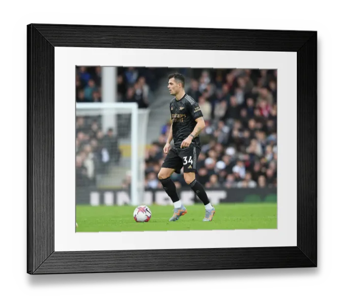 Framed Print : Granit Xhaka in Action: Fulham vs. Arsenal, Premier League 2022-23 Framed Print : Granit Xhaka in Action: Fulham vs. Arsenal, Premier League 2022-23