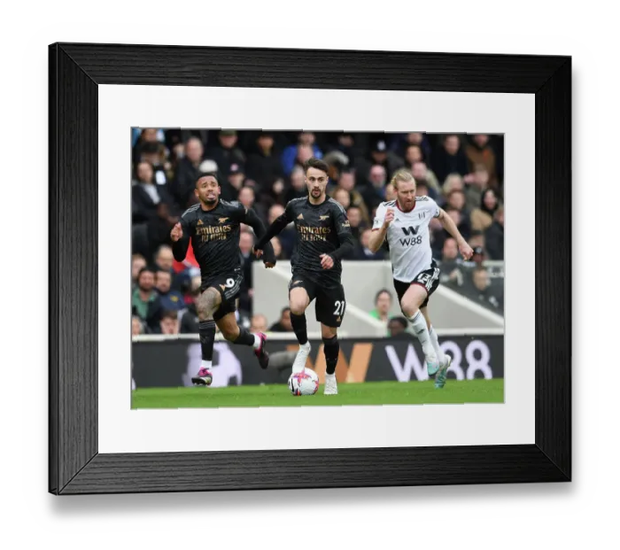 Framed Print : Fabio Vieira in Action: Arsenal vs. Fulham, Premier League 2022-23 Framed Print : Fabio Vieira in Action: Arsenal vs. Fulham, Premier League 2022-23