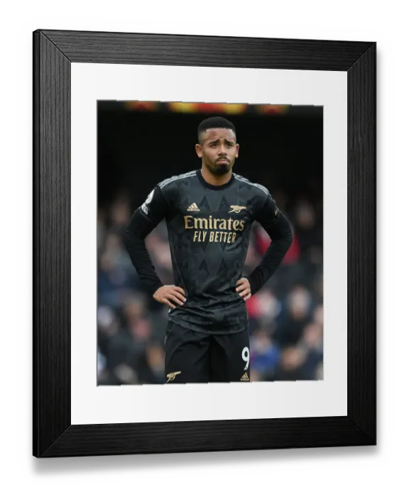 Framed Print : Gabriel Jesus in Action: Fulham vs. Arsenal, Premier League 2022-23 Framed Print : Gabriel Jesus in Action: Fulham vs. Arsenal, Premier League 2022-23