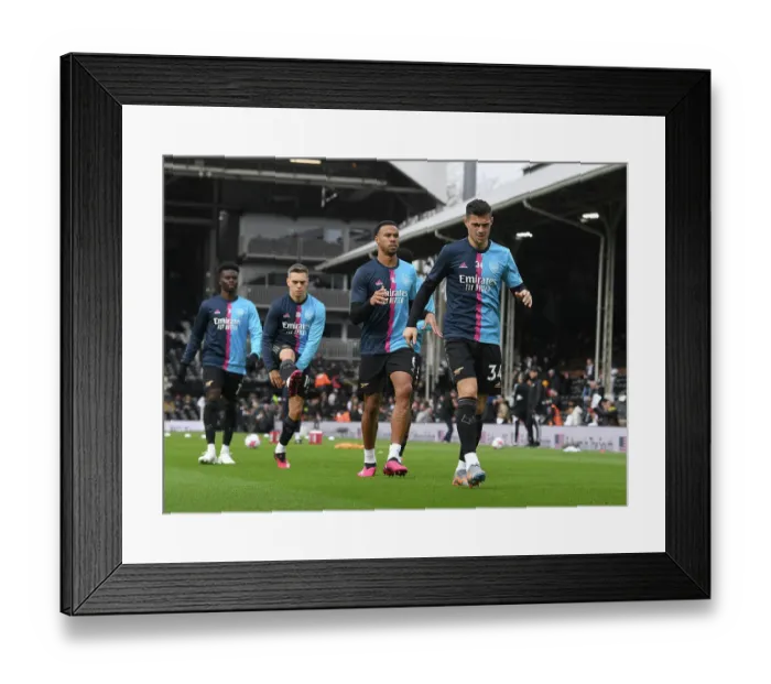 Framed Print : Granit Xhaka: Arsenal's Midfield Maestro Faces Fulham in Premier League Showdown Framed Print : Granit Xhaka: Arsenal's Midfield Maestro Faces Fulham in Premier League Showdown