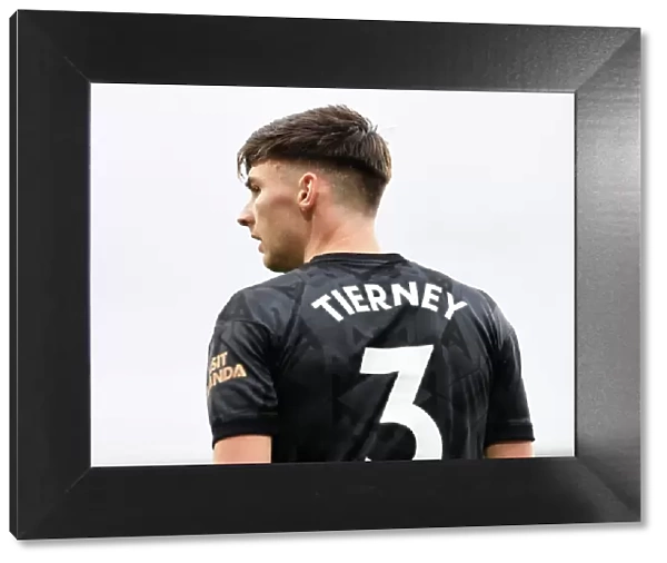 Arsenal's Kieran Tierney in Action: Fulham vs. Arsenal (2022-23)