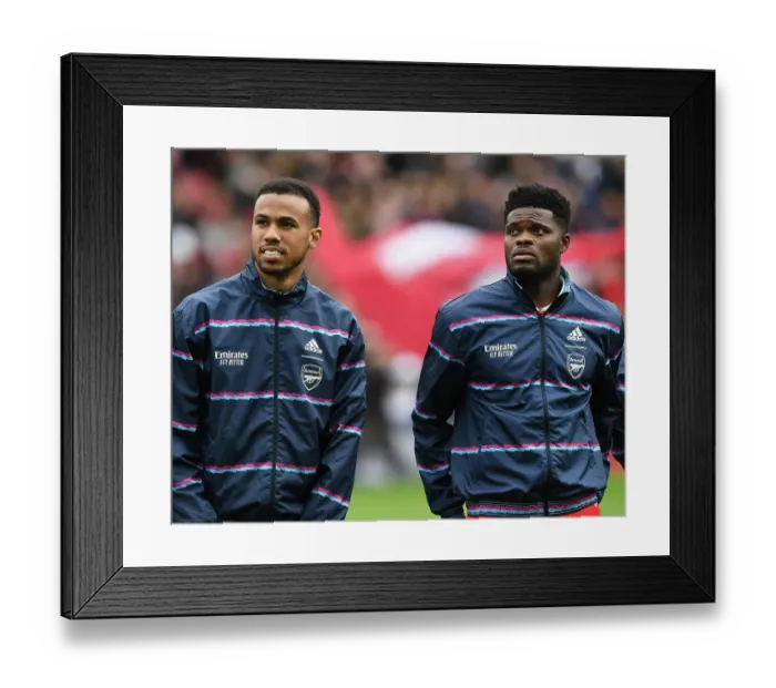 Framed Print : Arsenal's Magalhaes and Partey Prepare for Crystal Palace Clash in Premier League (2022-2023) Framed Print : Arsenal's Magalhaes and Partey Prepare for Crystal Palace Clash in Premier League (2022-2023)
