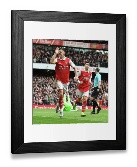 Framed Print : Granit Xhaka's Hat-Trick: Arsenal Triumphs Over Crystal Palace in Premier League Showdown (2022-23) Framed Print : Granit Xhaka's Hat-Trick: Arsenal Triumphs Over Crystal Palace in Premier League Showdown (2022-23)