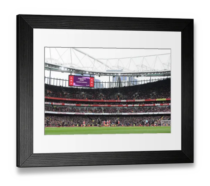 Framed Print : Arsenal vs. Crystal Palace: VAR Decision Scrutinized at Emirates Stadium Framed Print : Arsenal vs. Crystal Palace: VAR Decision Scrutinized at Emirates Stadium