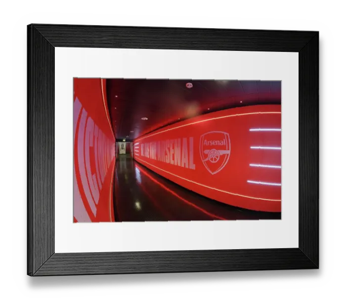 Framed Print : Tunnel Tension: Arsenal vs Crystal Palace - Premier League Clash at Emirates Stadium Framed Print : Tunnel Tension: Arsenal vs Crystal Palace - Premier League Clash at Emirates Stadium