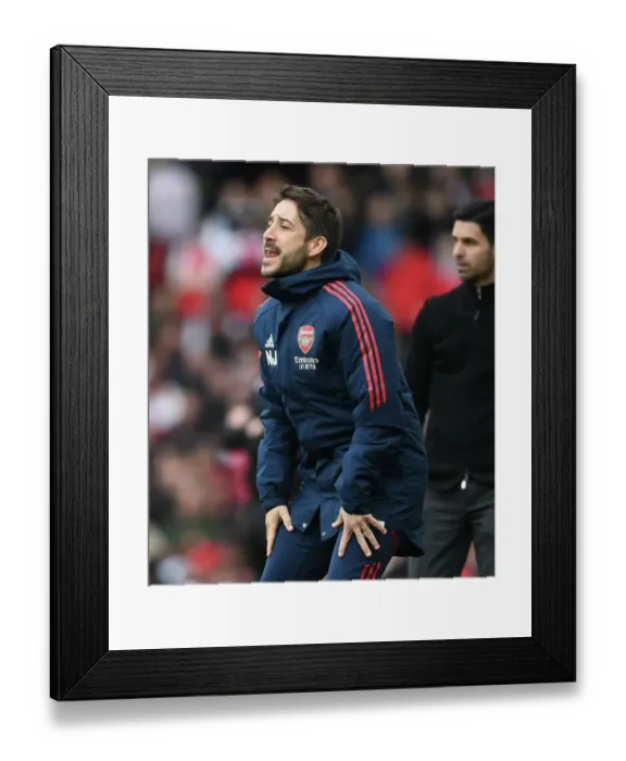 Framed Print : Arsenal FC vs Crystal Palace: Nico Jover Coaches at Emirates Stadium, Premier League 2022-23 Framed Print : Arsenal FC vs Crystal Palace: Nico Jover Coaches at Emirates Stadium, Premier League 2022-23