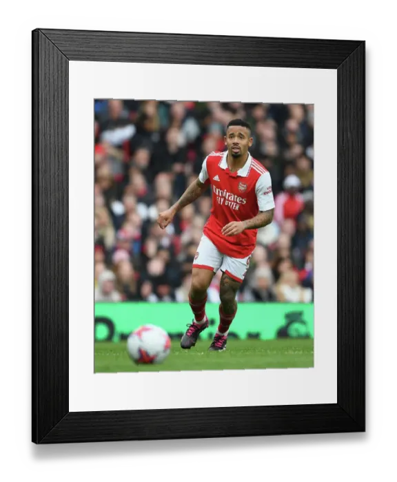 Framed Print : Gabriel Jesus in Action: Arsenal vs. Crystal Palace (2022-23)