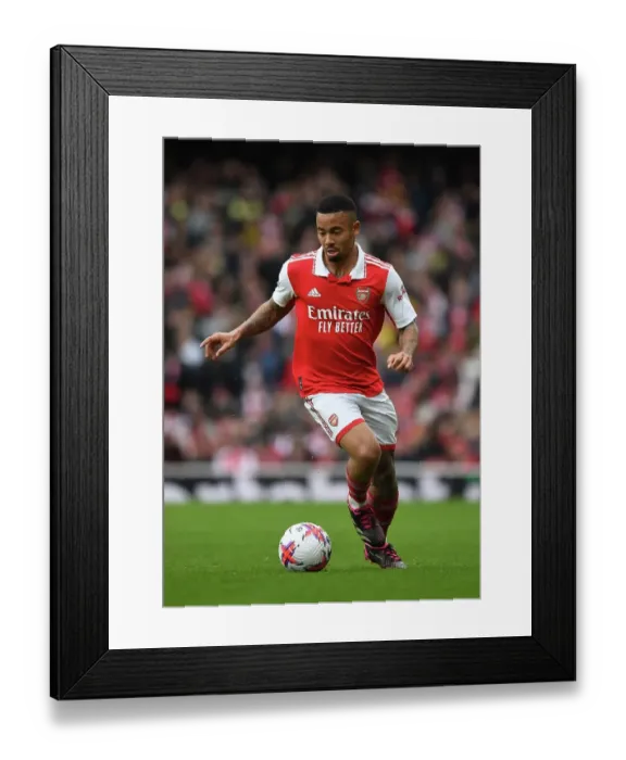 Framed Print : Gabriel Jesus in Action: Arsenal vs Crystal Palace, Premier League 2022-23