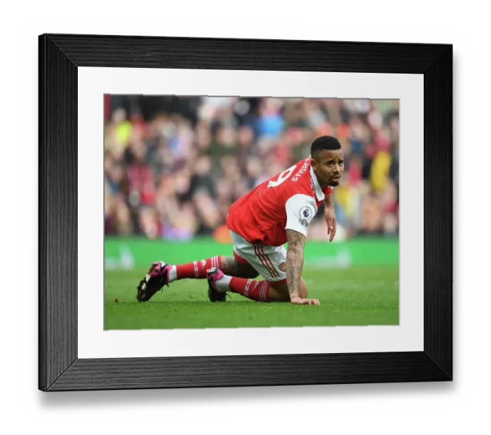 Framed Print : Arsenal's Gabriel Jesus in Action against Crystal Palace in the Premier League (2022-23) Framed Print : Arsenal's Gabriel Jesus in Action against Crystal Palace in the Premier League (2022-23)
